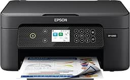 Epson Expression Home XP-4200 Impressora multifuncional colorida sem fio com digitalização, cópia, impressão frente e verso automática, fotos sem bordas e tela colorida de 2,4 polegadas, preta