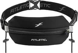 Pochete para Corrida Neo Racing Fitletic Zíper Preto