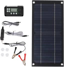 Kit de Painel Solar Com Painel Solar Monocristalino de 600 W e Controlador de Carga de 100 A para Residências, Trailers e Outras Aplicações Fora da Rede, ótimo Desempenho