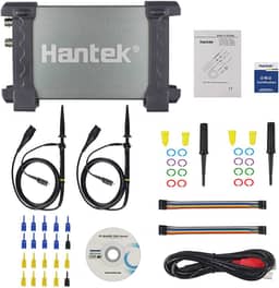 Hantek 6022Bl Pc Digital Osciloscópio Portátil 16 Canais 20Mhz 48Msa/S Armazenamento Multifuncional Analisador Lógico Portátil Usb Osciloscópio