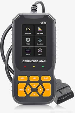 Scanner Preto, Scanner Automotivo, Foi Otimizado para Veículos Obd2/EOBD/CAN Fabricados Após 1996, Ferramenta de Varredura de Diagnóstico de Carro de Teste de Emissão de Passagem