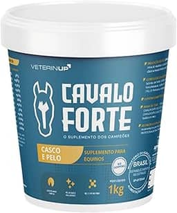 Suplemento Cavalo Forte Casco e Pelo 1kg - Suplemento Alimentar para Equinos