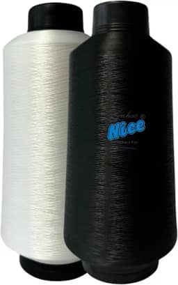 Kit 2 Fio Overloque 300g - Colorido - Costura Em Overloque (1 BRANCO 1 PRETO)