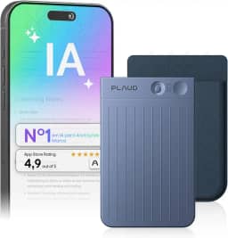 Gravador de voz com IA, gravador de áudio Plaud Note c/capa, controle de aplicativo, transcrição e resumo com tecnologia de IA, suporte a 112 idiomas, 64GB, para aulas, reuniões, chamadas