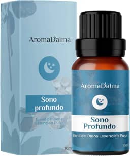 Blend Puro de Óleos Essenciais - Sono Profundo - Mistura Natural Para Relaxar e Melhorar a Qualidade do Sono I Ideal Para Noites Tranquilas - Aroma D’alma