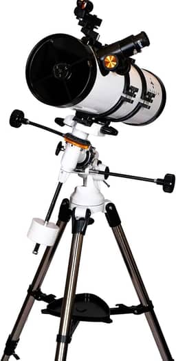 Telescópio Refletor Newtoniano ANDRÔMEDA-2 130mm Uranum EQ3 Astronômico Luneta Para ver Nebulosas Planetas Galáxias Estrelas