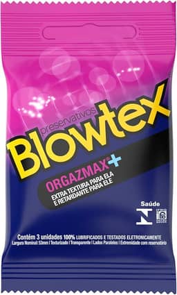 Blowtex Preservativo Orgazmax Com 3 Unidades