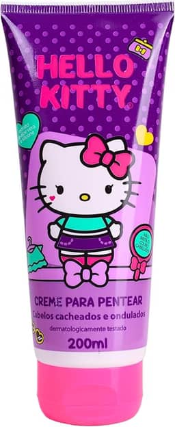 Cia Da Natureza - Cremoso Pent Hello Kitty 200Ml Cacheados E Ondulados