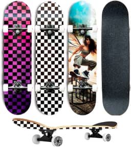 Skate Semi Profissional Montado Completo Modelos