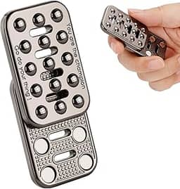 MAKWEN Fidget Toys Adultos Metal Fidget Slider Com Clear Stops E Som (Sem Barulho De Chocalho), Brinquedo Fidget Magnético Criativo Presente De Alegria Para Adultos, Brinquedos Sensoriais Edc (Níque
