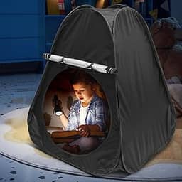 Barraca infantil | Canto calmante para crianças brincarem e relaxarem | Barraca blackout dobrável dobrável para crianças autistas com bolsa | Barraca de 104 cm x 78 cm | Reduz a ansiedade e melhora a