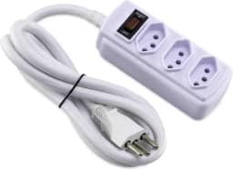 Force Line - Filtro de Linha 3 Tomadas 1,5m 20A Branco