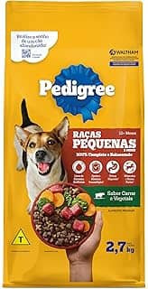 PEDIGREE Ração Carne e Vegetais Cães Adultos Raças Pequenas e Minis 2,7 kg