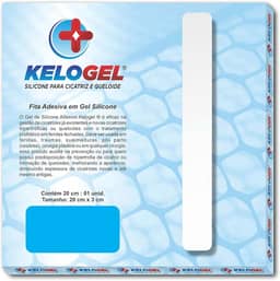 FITA DE SILICONE PARA CICATRIZ E QUELOIDE 20X3CM KELOGEL