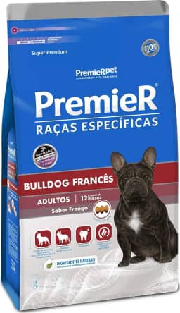 Premier Pet Ração Premier Raças Específicas Bulldog Francês Para Cães Adultos 2 5Kg Raça Adulto
