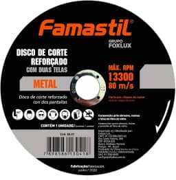 Famastil Disc Cort 115(4,5'') X1,6X22,2Mm Met/Inox