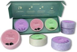 Banho Aromático Zenai - 3 Pastilhas Com Óleo Essencial | Aromaterapia | Spa | Relaxamento | Bem-estar | Cuidados Pessoais | Meditação | Vitalidade | Calma | Energia | Conexão | Autocuidado (Lavanda, Pitanga Negra, Capim Limão)