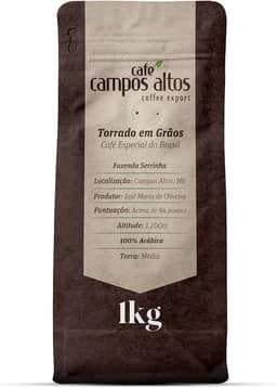 Café Campos Altos, Torrado em Grãos Especial 1Kg