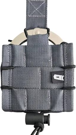Porta Algemas Modular Impactus Cinza Bandeirantes Cordura