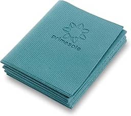 Primasole Tapete dobrável para ioga e pilates, dobrável, fácil de transportar para a aula, parque de praia, piquenique, resistente a rasgos, 4 mm de espessura, 9 cores