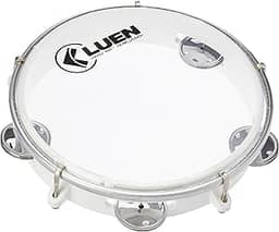 Pandeiro Abs Branco Junior Pele Cristal 08'- Luen
