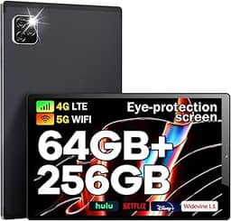 Tablet para jogos de 10,3 polegadas, tablet Android 11, IPS FHD 1920 x 1200, câmera dupla de 5 + 13 MP, processador Unisoc T610 Octa-core, capacidade de bateria de 7500 mAh, 4G LTE + WiFi de banda