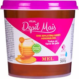 Cera Depilatoria Quente Hidrossolúvel 300G Mel