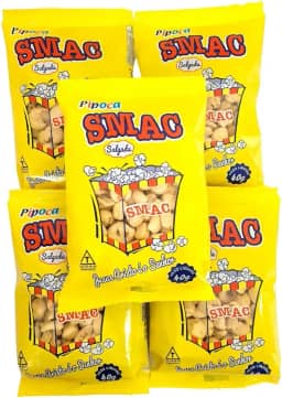 Pipoca Smac Salgada 40g c/10 unidades