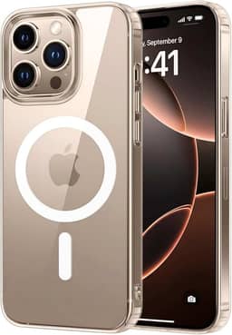 Capa Mag-Safe para [iPhone 16 PRO] Capinha Magnetica Premium com [Proteção de Câmera] Clear Case Transparente [Anti-Amarelamento], Compatível com MagSafe, Resistente a Riscos e Anti Impacto