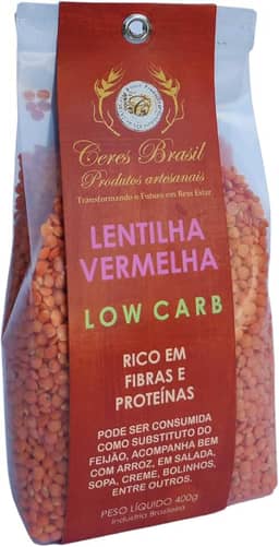 Lentilha Vermelha Sem pele e Sem Glúten Ceres 400g