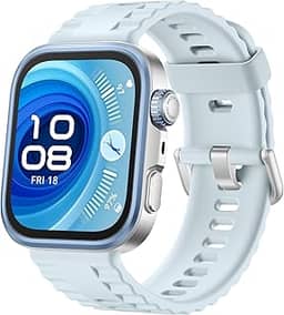 Smartwatch, HUAWEI WATCH FIT 4 Pro, Esportes ao Ar Livre de Nível Profissional, Vidro de Safira e Titânio, Mapa de Campos de Golfe, Compatível com iOS e Android, Azul