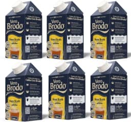 Combo 6 Un Caldo Bone Broth Galinha Vero Brodo 500ml