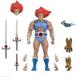 Super7 ULTIMATES! Thundercats Lion-O (LED Eyes) - 7' Thundercats Action Figure with Accessories Classic Cartoon Collectibles and Retro Toys