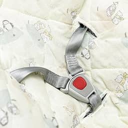 Papi Textil Capa para Bebê Conforto e Carrinho Acolchoada Papi Estampada, Urso Polar