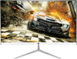 MONITOR LED CURVO 23.8 FULL HD BRANCO 100HZ FRAMELESS COM ÁUDIO BRAZILPC