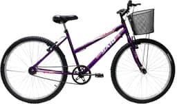 Bicicleta de Passeio Saidx Bike Feminina Sem Marchas, Aro 26 Mono, Freio V Brake