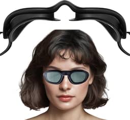 Ã“culos de câmara de umidade para alívio dos olhos secos, óculos de dormir hidratantes 3D com máscara de dormir macia e confortável, selada para usuários de CPAP alça ajustável