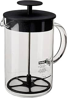 Espumador de leite manual Bodum Latteo 1446-01US4, 236 ml, preto