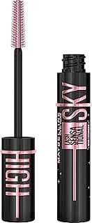 Maybelline New York Lash Sensational Sky High Cosmic Black, Máscara de Cílios Lavável 7,2ml com Extrato de Bambu e Escova Flexível para Alongamento Sem Limites, Pigmento Preto Intenso, Edição Especial