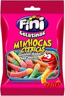 Fini Balas De Gelatina Minhocas Cítricas 250G