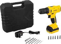 Vonder, Parafusadeira/Furadeira A Bateria, 12 V, Fonte De Carregamento Bivolt Automática, Pfv 120.