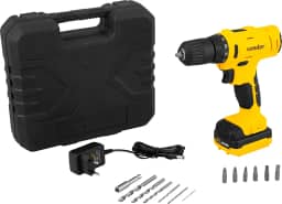 Vonder, Parafusadeira/Furadeira A Bateria, 12 V, Fonte De Carregamento Bivolt Automática, Pfv 120.