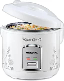 MONDIAL Panela Elétrica Bianca Rice 10, Branco, 700W, 220V - PE-10
