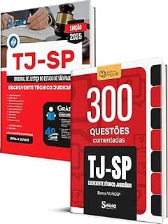Combo TJ-SP - Escrevente Técnico Judiciário (Apostila + Caderno de Questões Comentadas)