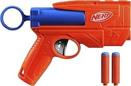 Nerf N Series Ward, Lançador em plástico azul e laranja com 12 dardos Nerf N1 (compatíveis apenas com lançadores N Series), brinquedo para o Dia das Crianças para crianças a partir de 8 anos