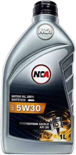 Óleo Motor 5W30 100% Sintético NCA Protection Shield (1L) | API SN, ILSAC GF-5 | Motores Flex, GNV e Turbo