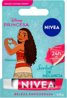 NIVEA Hidratante Labial Sorbet de Melancia Ed. Limitada Moana Disney® Princesa 4,8g