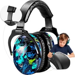 Abafador de Ruídos para Autismo Dobrável – Protetor de Ouvido com Redução de 22dB para Conforto Sensorial Infantil e Adulto.