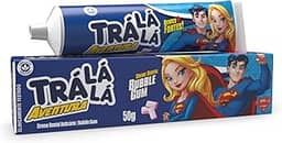 Trá Lá Lá Creme Dental Liga Da Justiça Aventura Kids - Bubble Gum (50G)