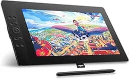 UGEE Mesa Digitalizadora com Tela UE16-15,4 Polegadas 143% sRGB, Tela Full Laminada, 8+1 Teclas Rápidas, 16K Pressão, Compatível com PC/Windows/Mac/Android